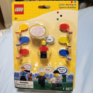 LEGO Minifigure Speech Bubbles With Minifig NEW Sealed Package 2012 KP008 RARE